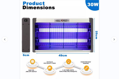 Electric UV Fly & Mosquito Trap