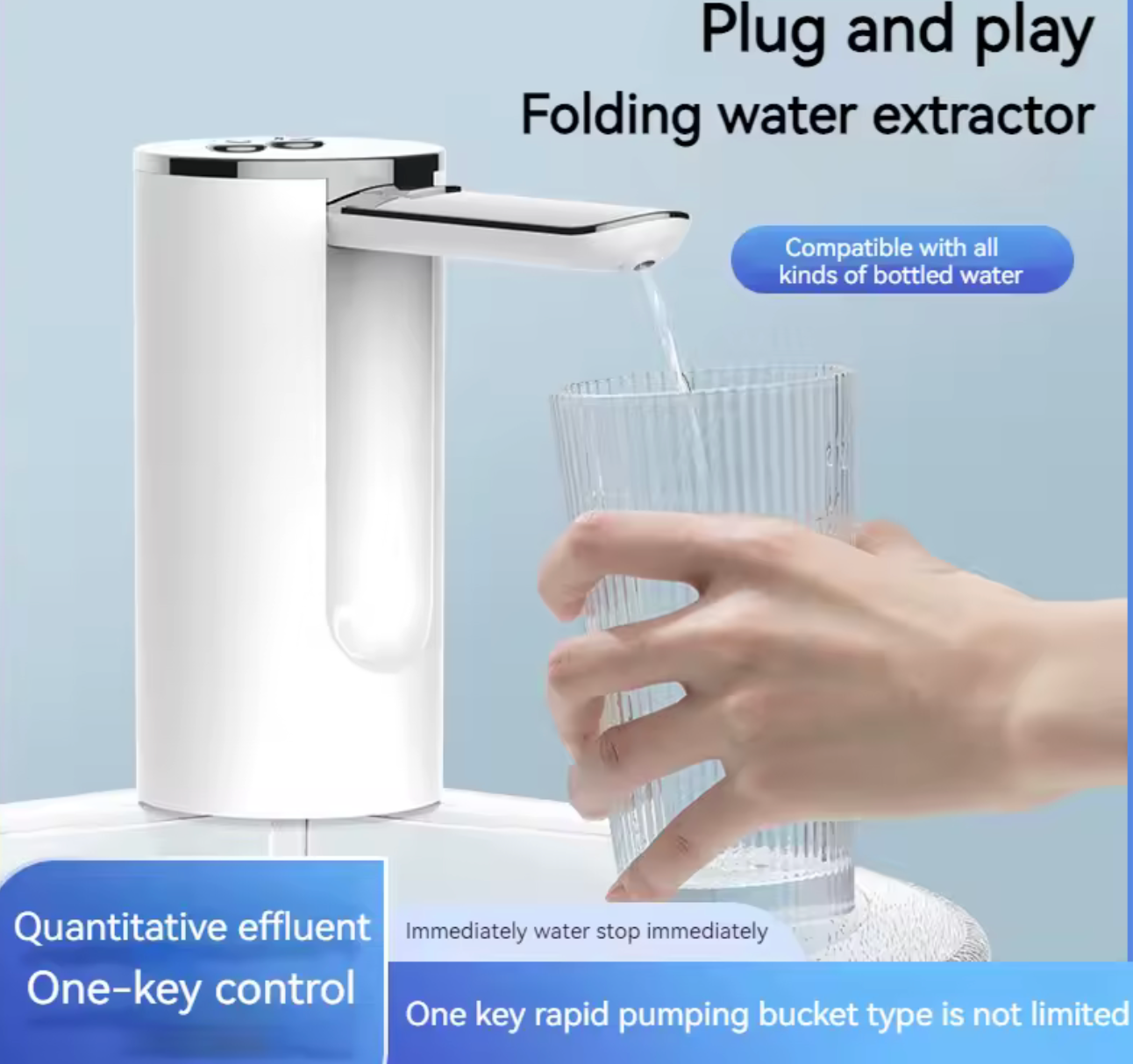 Folding Electric Water Dispenser