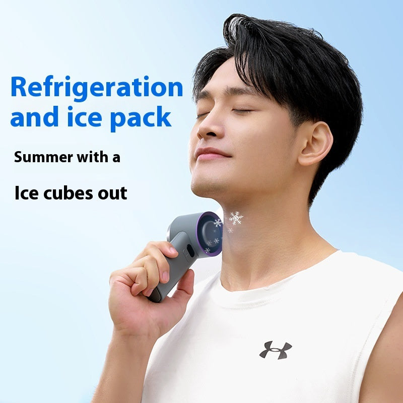 Refrigeration Ice Compress Small Handheld Fan