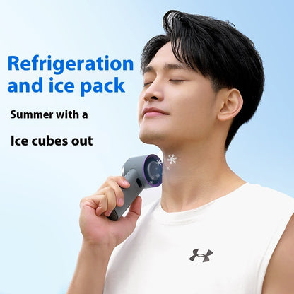Refrigeration Ice Compress Small Handheld Fan